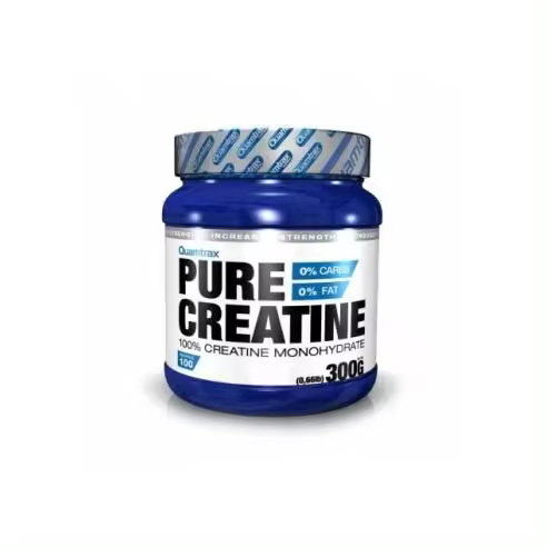 PURE CREATINE 100% PUREZA - Quamtrax (300G) / Creatina monohidrato - 1