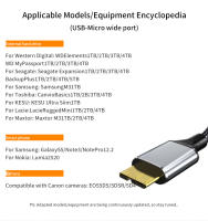 Cable De Sincronización Rápida USB 3.0 Tipo a a Micro B 5Gbps 3A Adaptador USB C a Micro B Para Disco Duro Externo Y Almacenamiento - details 4