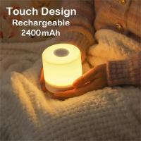 Lámpara Nocturna LED Recargable Con Interruptor Táctil Y Tres Colores Para Cocina Pasillo Armario Dormitorio Luz De Hogar USB - details 6