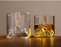 Vaso De Whiskey Montaña Japonés 3D Vintage Vino De Glaciar Vaso De Vodka Eco-amigable Material De Vidrio Caja De Regalo De Madera - details 10
