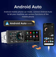 BQCC 1 Din4.1 Pulgadas Pantalla Táctil Radio Para Coche Con Android Auto Carplay Bluetooth FM USB Lámparas Colores Universales Stereo De Coche - details 3