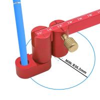 Regla De Dibujo Ajustable En Metralla E Inch Compass Scribe Center Finder Calibrado Para Carpintería Herramienta De Marca De Circulo Fijo - details 14