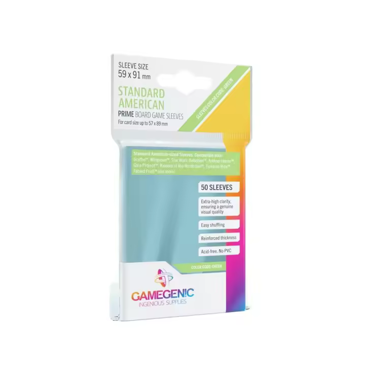 Fundas American brillo 57x89mm Gamegenic (50 uds) Fundas Gamegenic - 1