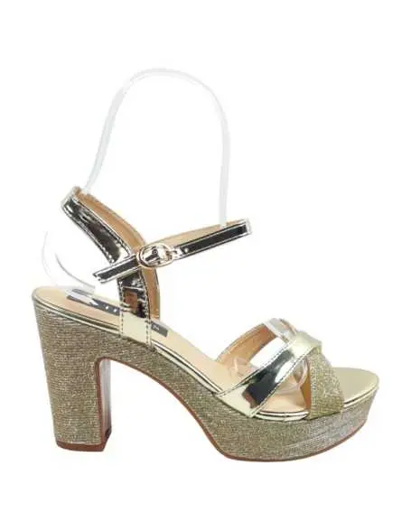Timbos Sandalia Tacon Fiesta Mujer Oro 131630 - 1