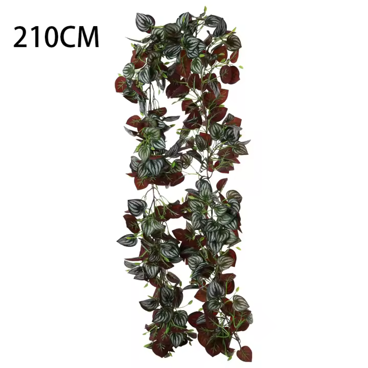 Poenia Arte Floral - Planta Artificial Tira Colgante de Hojas Realistas 210cm - REF 631155 - Decoración Realista - Deoración Duradera - 1