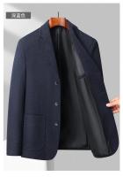 Chaleco De Negocios Para Hombre Estilo Coreano Británico Moda Casual Slim Solid Color Para Bodas Y Trabajo Cierre Único - details 15