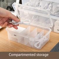 Caja De Almacenamiento De Cable Con Tapa Grande Capacidad Multifuncional Organizador Rectangular Para Escritorio De Hogar - details 1
