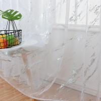 Cortinas De Gauze Translúcidas De 100x200cm Con Patrones De Mármol Dorado Y Plateado Diseño Bipartido Izquierdo Y Derecho Para Decoración De Ventanas Y Hotelería - details 12