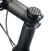 TOSEEK Juego De Cabezal De Bicicleta MTB Y Carretera Cubierta De Tapa De Carbono Y Acero Inoxidable Tornillos De Titanio 28.6mm 1 1/8" Para Rueda Delantera - details 10