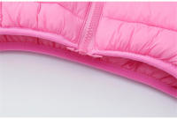Chaqueta De Poliéster Para Niños Y Niñas Con Capucha Aislante Ligera Para Otoño E Invierno Cierre De Cremallera Estilo Moda Tallas Para 6-14 Años Colores Negro Azul Gris - details 7