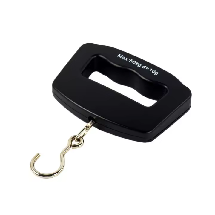 50kg/10g LCD Digital hogar electrónica portátil gancho de pesaje báscula de equipaje de viaje - 1