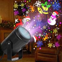 Proyector De Navidad LED Con 16 Patrones Luz De Fiestas Para Jardín Halloween Decoraciones De Vacaciones Proyector De Luces De Navidad - details 1