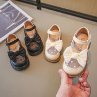 Sandalias De Verano Para Niñas Con Cordones Y Punta Redonda Transpirable Cómodas De Color Sólido Casual Ligeros Para Caminar - details 7