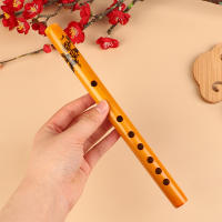 Flauta De Bambú Tradicional Chino Con 6 Agujeros Clarinete Vertical Instrumento Musical De Madera Para Estudiantes Y Principiantes - details 4