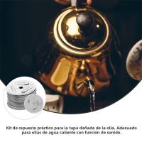 3 Pcs Accesorios Para Kettle De Acero Inoxidable Con Silbato Y Tapa Piezas De Teapot Para Infusión De Té Con Sonido - details 7