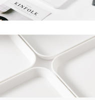 Plato De Alimentos Rápido En Plástico Blanco Para Uso Comercial Y Doméstico Resistente Y Versátil Para Almacenamiento - details 9