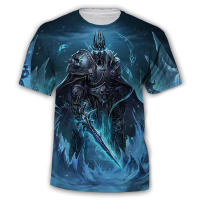 Camiseta De Moda Casual Para Hombre Y Mujer World of Warcraft 3D Printed Harajuku Oversized Tees Tops De Polyester Para El Verano - details 5