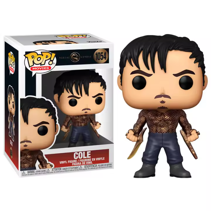 FUNKO POP! MORTAL KOMBAT - COLE YOUNG, 53850, Nº1054, TIENDA CON LICENCIA OFICIAL - 1