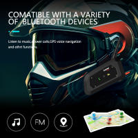 Auriculares De Bluetooth XiNOWy V6C pro Duplex Completo 1200M Para Fútbol 2 Arbitros Intercomunicación Auricular Monaural Impermeables Con Cancelación De Ruido Para Casco - details 4
