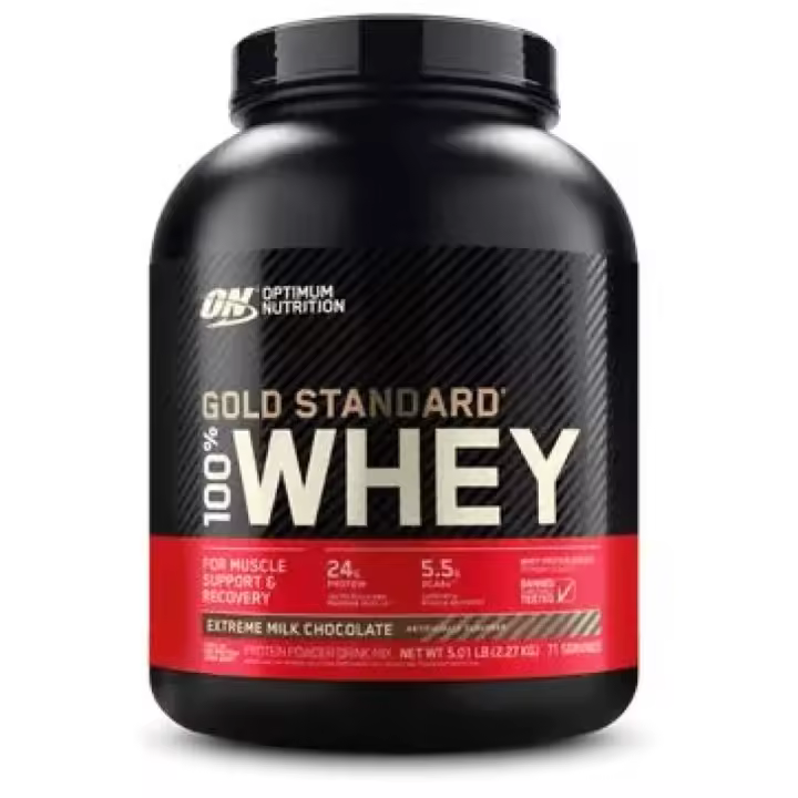 Optimum Nutrition 100% Whey Gold Standard 2,27 Kg - Proteína Whey para Recuperación Muscular Rápida Absorción - 1