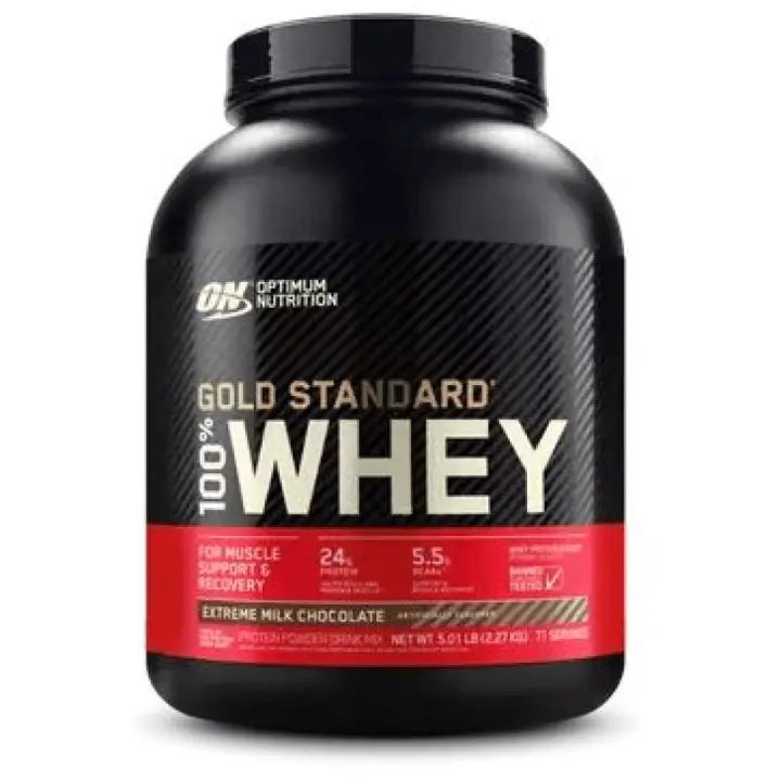 Optimum Nutrition 100% Whey Gold Standard 2,27 Kg - Proteína Whey para Recuperación Muscular Rápida Absorción - 1