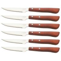 CUPERINOX Cuchillos Carne Cuchillos Mesa Cuchillos Chuleteros  Acero Inoxidable  Mango Palmadera  100 mm de Hoja  Set Cuchillos  Madera de maxima calidad  Made In Spain - details 0