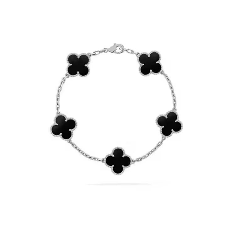 Pulsera de Esnabones de Flores de moda, Regalo de Navidad para el día de San Valentín - 1