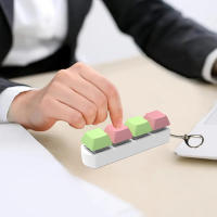 Juguete De Teclado Botón De Estresor DIY Alivio De Estrés Para Fiesta Cadena De Miedos Juguete De Dedo Cubierta De Teclado - details 8