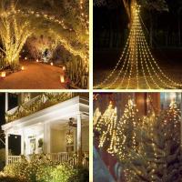 [2 Pack Guirnalda Luces LED Exterior Solar 12M 120 LED Luces Solares LED Exterior Jardin 8 Modos Cadena de Luces Decoracion para Arbol Fiesta Bodas Patio Festivales Halloween - details 9