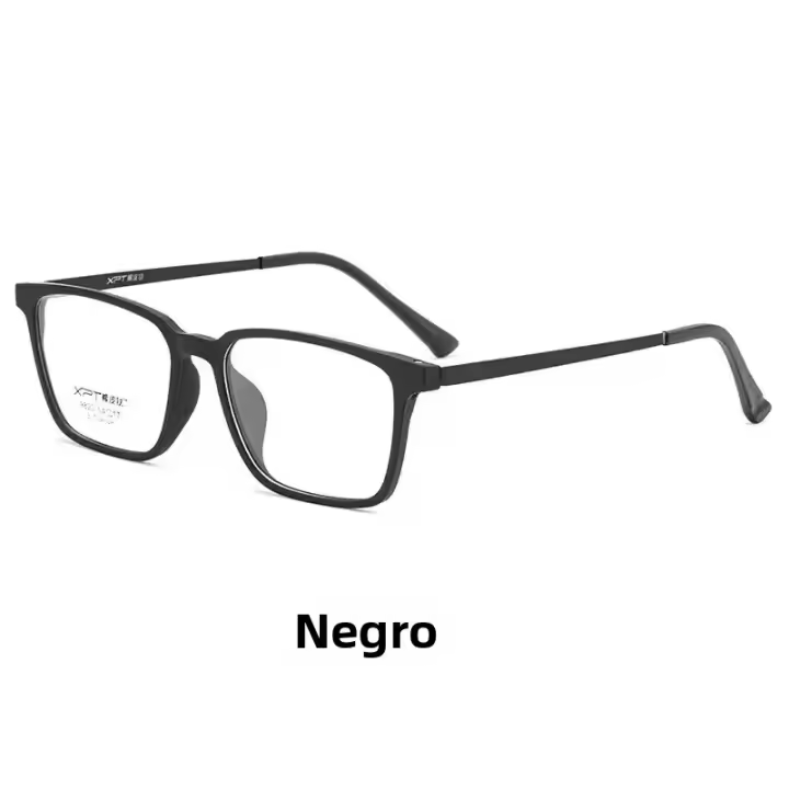 Gafas De Moda Retro Cuadradas De Titanio TR90 Tamaño Grande Antirradiación Y Anti Luz Azul Para Hombres Y Mujeres 9822 - 1