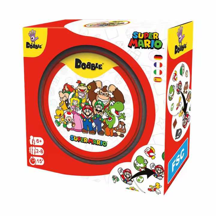 Dobble Super Mario, publicado por Asmodee - 1