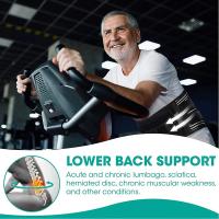Cinturón De Soporte Lumbar Ajustable Doble Tiraje Ortopédico Corset De Espalda Alivio Del Dolor De Espalda Torsión Del Abdomen Material ABS & TPR - details 8