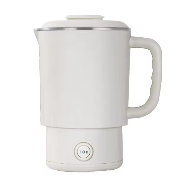 Mini Olla Plegable 0.6L Portátil Calentador De Agua Eléctrico 600W 600ml Para Viajes Con Función De Apagado Automático Material De Acero Inoxidable - 1