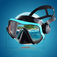 Máscara De Natación JoyMaySun Para Adultos Y Adolescentes Con Espejo Templado Y Cubierta Nasal Antiniebla Silicona Pantalla Panorámica HD Para Snorkel Y Escuba - details 3