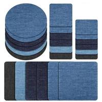 Parches De Denim Para Reparación De Jeans Parches De Rodilla Y Codo a Máquina Soldados Para Ropa Y Pantalones Técnicas Bordadas - details 0