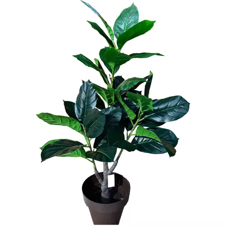 Poenia Arte Floral - Planta Ficus Artificial en Maceta 90cm - REF 630903 - Decoración Hogar - 1