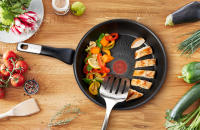 Tefal Juego de 2 sartenes Tefal Unlimited de 22 y 28 cm, resistencia a los arañazos, apto para todo tipo de cocinas, fácil de limpiar, alto rendimiento seguro, revestimiento antiadherente, Thermo-Signal, fabricado en Francia, inducción, G2559072 - details 1