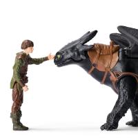 SPIN MASTER - Dreamworks Dragons - Pack Figura Dragón y Vikingo: Desdentao y Hipo de Cómo Entrenar a Tu Dragón - Figuras de Acción Articuladas - 6074007 - Juguetes Niños 4 Años + - Regalo Niño 4 Años + - details 1