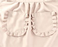 1Pc Delantal Coreano Estilo Cuté Para Mujer Para Tienda De Uñas Cocina Café Sin Mangas Para El Hogar Y Limpieza - details 4