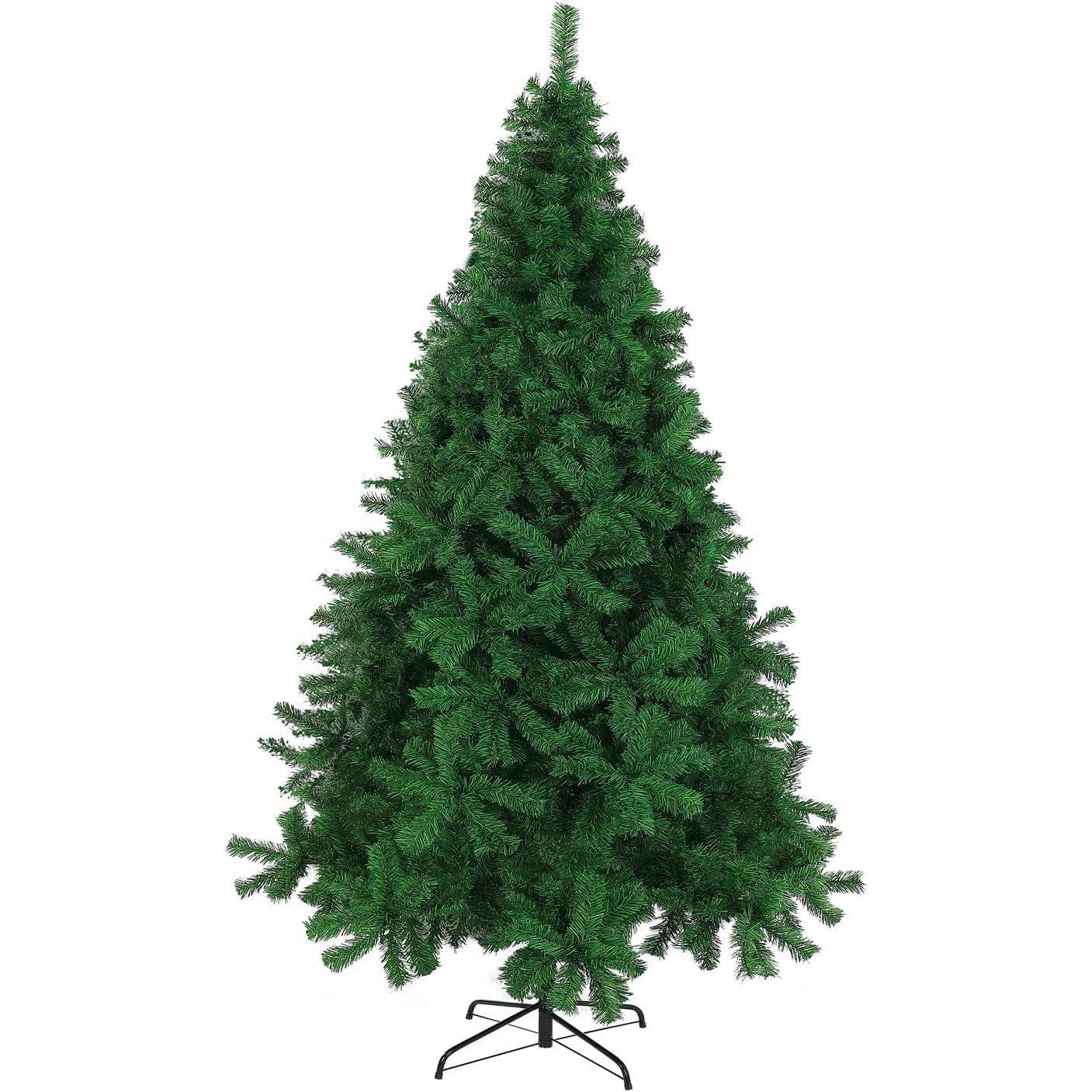 Árbol de Navidad  Artificial Árbol Material PVC Natural Verde con Soporte Metálico Pequeño 60cm 90cm de mesa 120cm 150cm Mediano 180cm Grande 210cm 240cm
