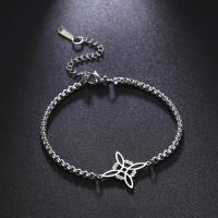 Pulsera De Encanto De Brujería Skyrim Para Mujer Cadena De Acero Inoxidable Pulsera Vintage Geométrica Adecuada Para El Día Regalo De Amuleto Wicca - details 5