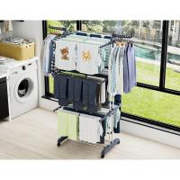 24 Barras de Secado y 14 Ganchos para Ropa de Cama, Ropa, Gris, Secadoras - details 1