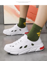 Nuevos Zapatos De Jardín Para Hombre Verano Ligeros Y Cómodos Sandalias Deportivas Y Casuales EVA Integrado Perforado Para Playa - details 8