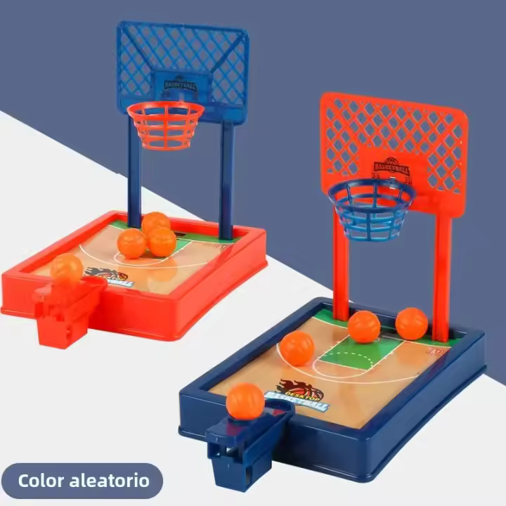 Juego De Baloncesto Mini De Escritorio Portátil Para Viajes O Oficina Juego Deportivo Divertido Para Interior Y Exterior Regalo De Juguete Novedoso Para Edades 7+ - 1
