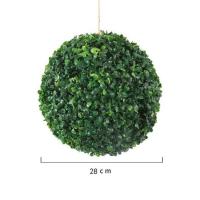 Bola De Topiario Artificial De Boxeo Falso Para Decoración De Jardín Patio Bodas Casa Material Plástico Estilo Grama Colgante - details 3