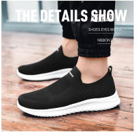 Zapatos De Vulcanización Para Hombre Malla Zapatos Ligeros Y Cómodos Zapatillas De Moda Otoño Slip on Zapatos Planos Male Loafers - details 25