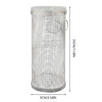 Grill De Acero Inoxidable De Gran Capacidad Para Barbacoa - Circular Para Camping Y Picnics Resistentes Al Calor Herramienta De Cocina Al Aire Libre - details 1