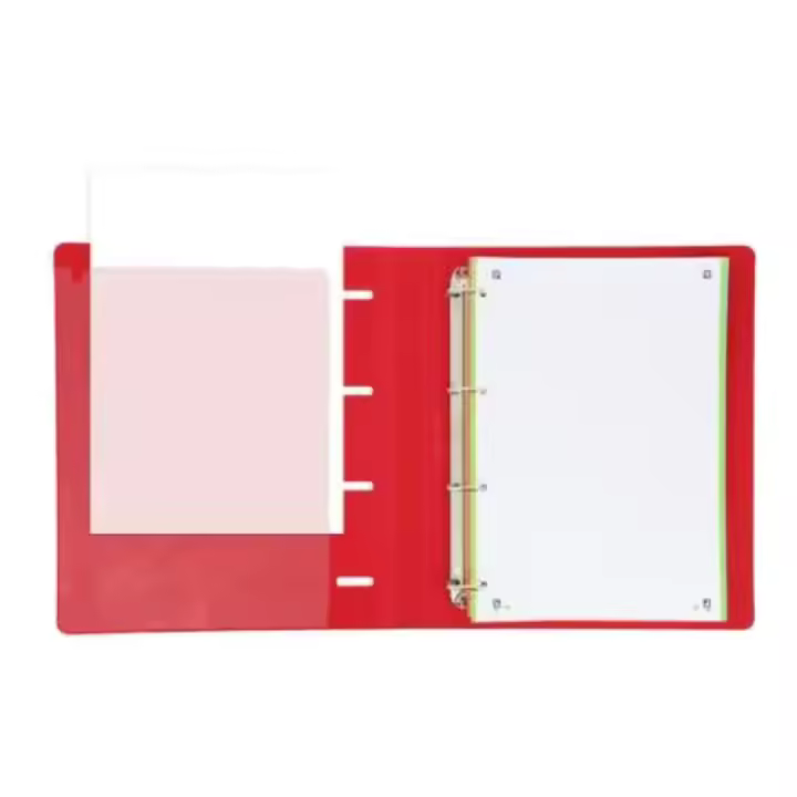 CARPETA 4 ANILLAS OXFORD EUROPEANBINDER + CON RECAMBIO Y GOMA  LIGERA 5X5 - 1