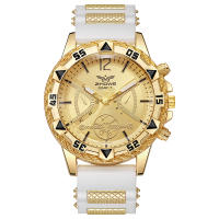 Reloj De Pulsera De Cuarzo Para Hombre AliExpress Con Gran Dial De Silicona Azul Luz De Luz Estilo Deportivo Y Casual En Stock - details 6