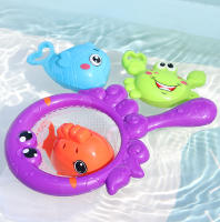 Juegos De Baño Con Red De Pesca Y Peces Agua Apretadora Para Niños Y Niñas Juguetes De Baño Para Bebés Y Niños Pequeños Edad 3-6 Años - details 6